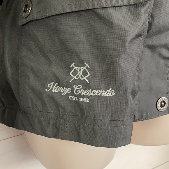 Horze Crescendo Sz M Equestrian Gray Utility Jacket - Picture 6 of 14